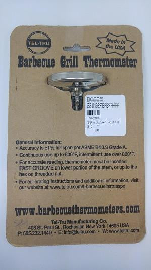 bbq 225 tel-tru thermometer for sale