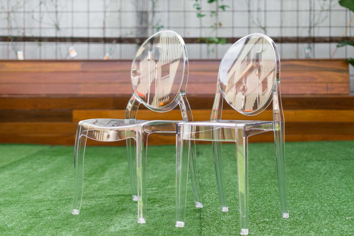 large ghost chair