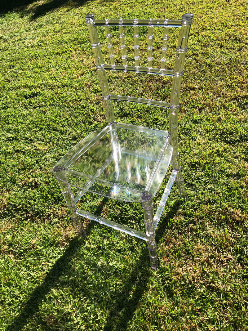Kids Tiffany Chair Clear | Kids Chiavari - $37