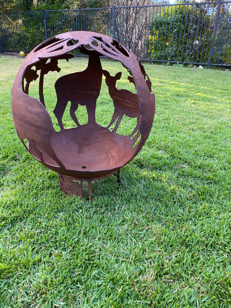Fire Pit - Stag and Doe JNR steel fire pit