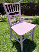Kids Tiffany Chair Pink Resin | Kids Chiavari Chair -$30 each