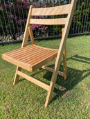 BULK 52+ Slatted Americana Chairs - Natural Timber
