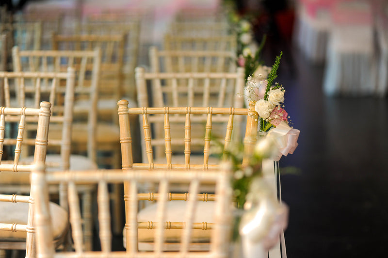 WOW these Chairs a Stunning - White Wash Tiffany/Chiavari Chairs