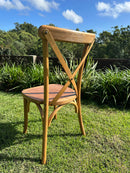 Natural Oakwood Cross back Chairs