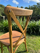 Natural Oakwood Cross back Chairs