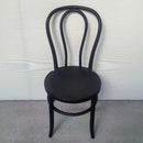 Resin Faux Wood Bentwood/Thonet Chair - BLACK