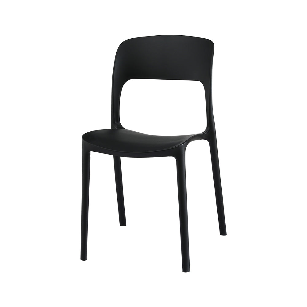 Coffee Shop Style Chair - Set of 4 - Black