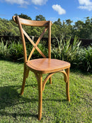 Natural Oakwood Cross back Chairs