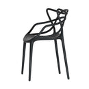 Cafe Style Chair - Set of 4 - Black