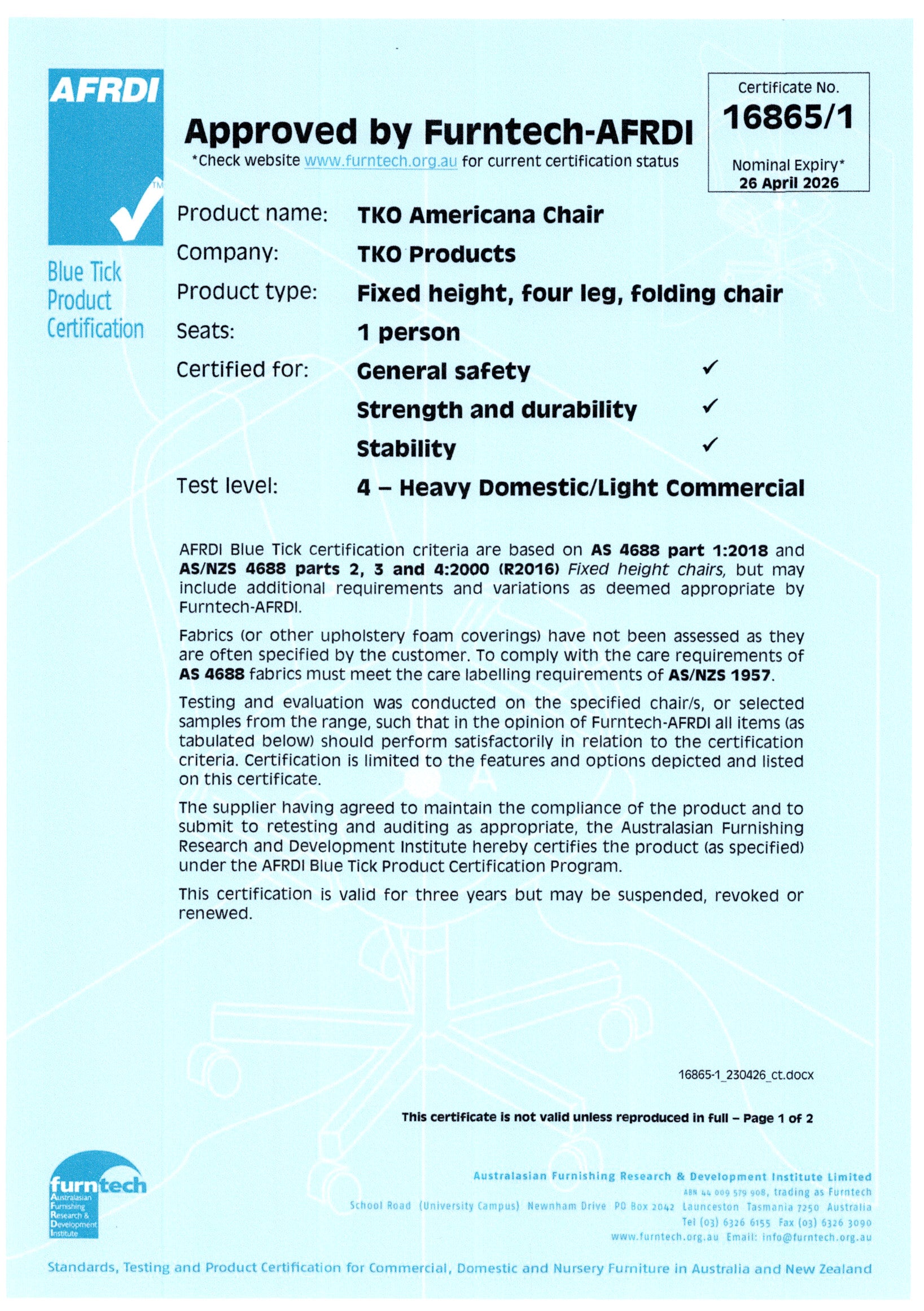 White Americana Chairs - BULK 52+