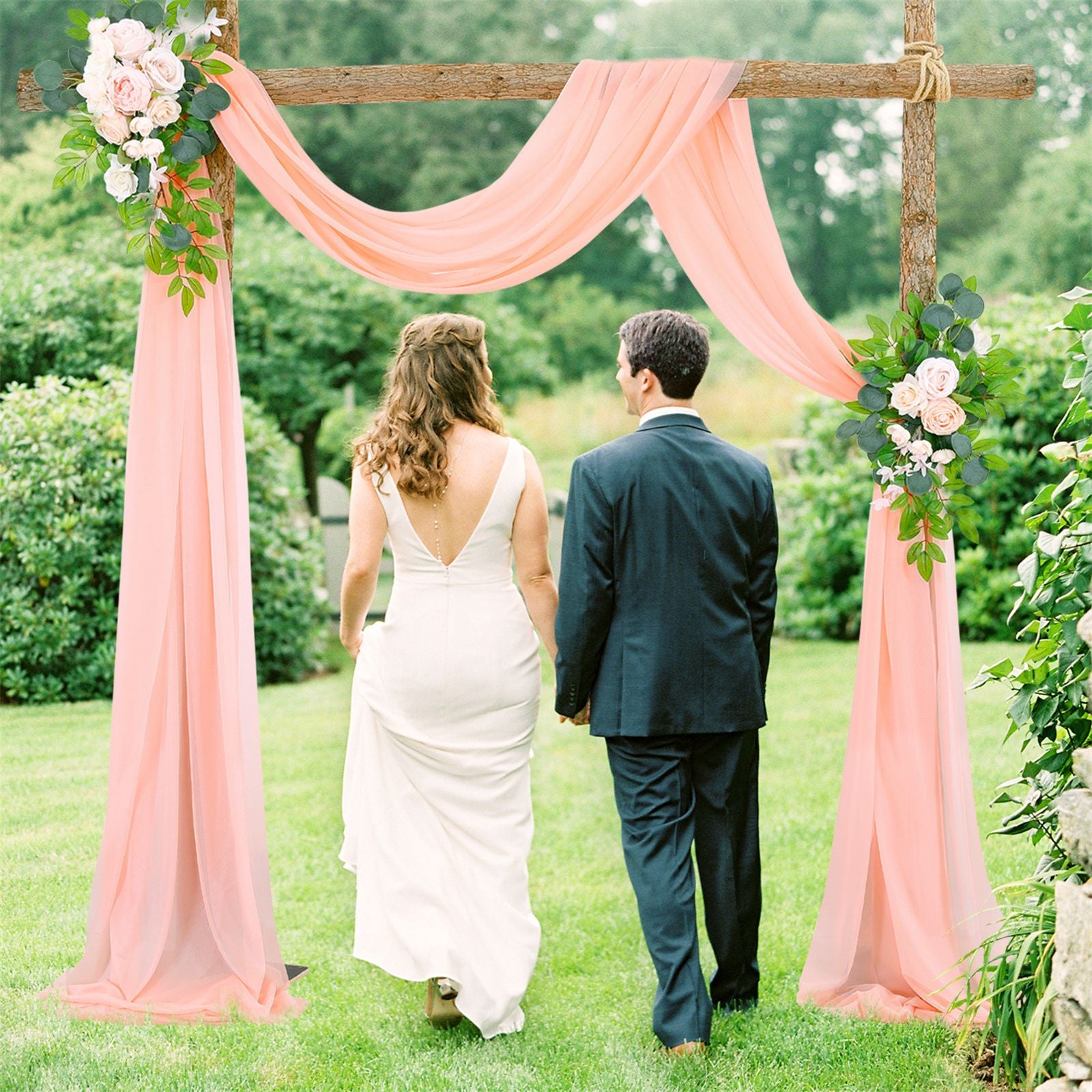 Wedding Arch Drapery Wedding Decoration Arrangement Drapery Arch Background Drapery