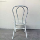 Resin Faux Wood Bentwood /Thonet Chair - WHITE