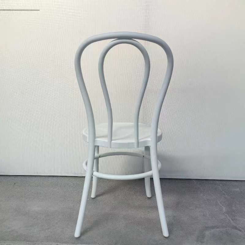 Resin Faux Wood Bentwood Chair - WHITE