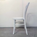 Resin Faux Wood Bentwood /Thonet Chair - WHITE