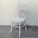 Resin Faux Wood Bentwood /Thonet Chair - WHITE