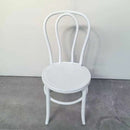 Resin Faux Wood Bentwood /Thonet Chair - WHITE