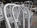 Resin Faux Wood Bentwood /Thonet Chair - WHITE