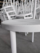 Resin Faux Wood Bentwood /Thonet Chair - WHITE