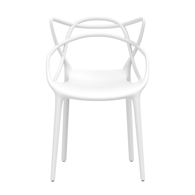 Cafe Style Chair - Set of 4 - White
