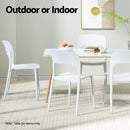 Coffee Shop Style Chair - Set of 4 - White