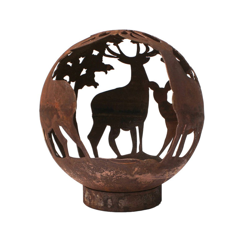 Stag and Doe Deer Fire Pit