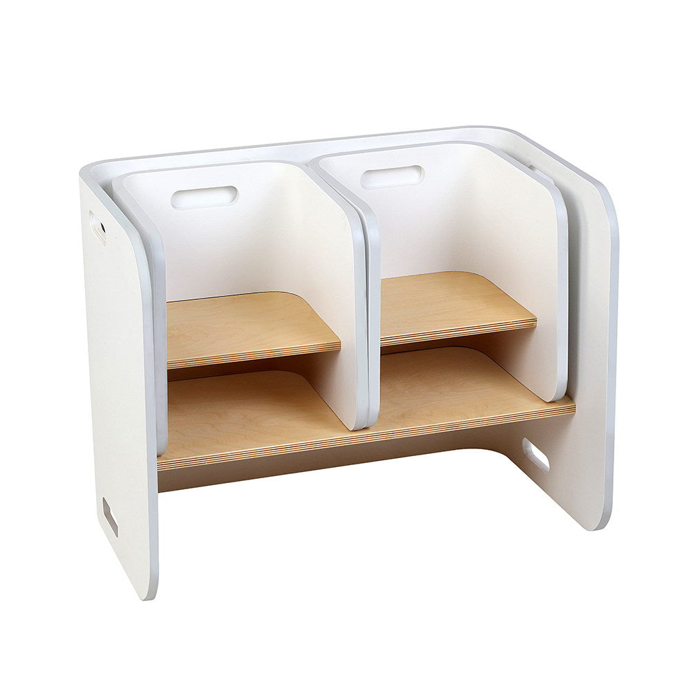 3 Piece -  Kids Table Chair Set Desk - White