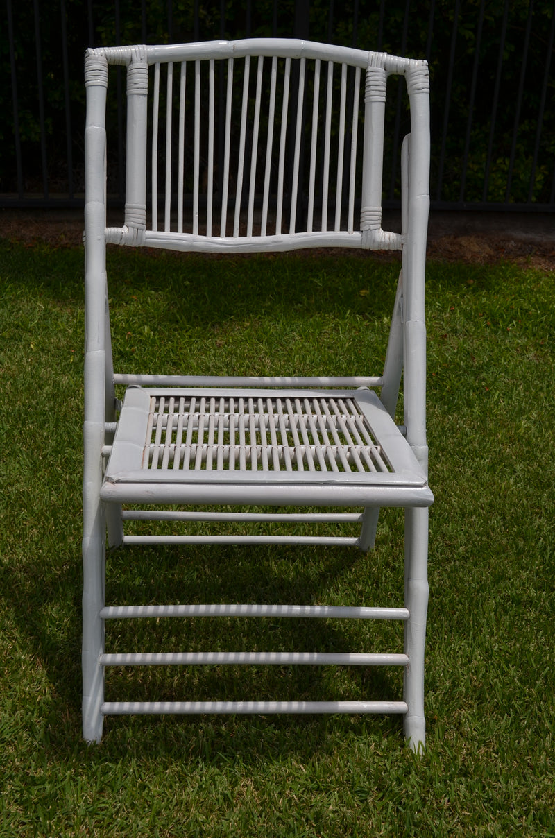 rustic bamboo wedding chairs