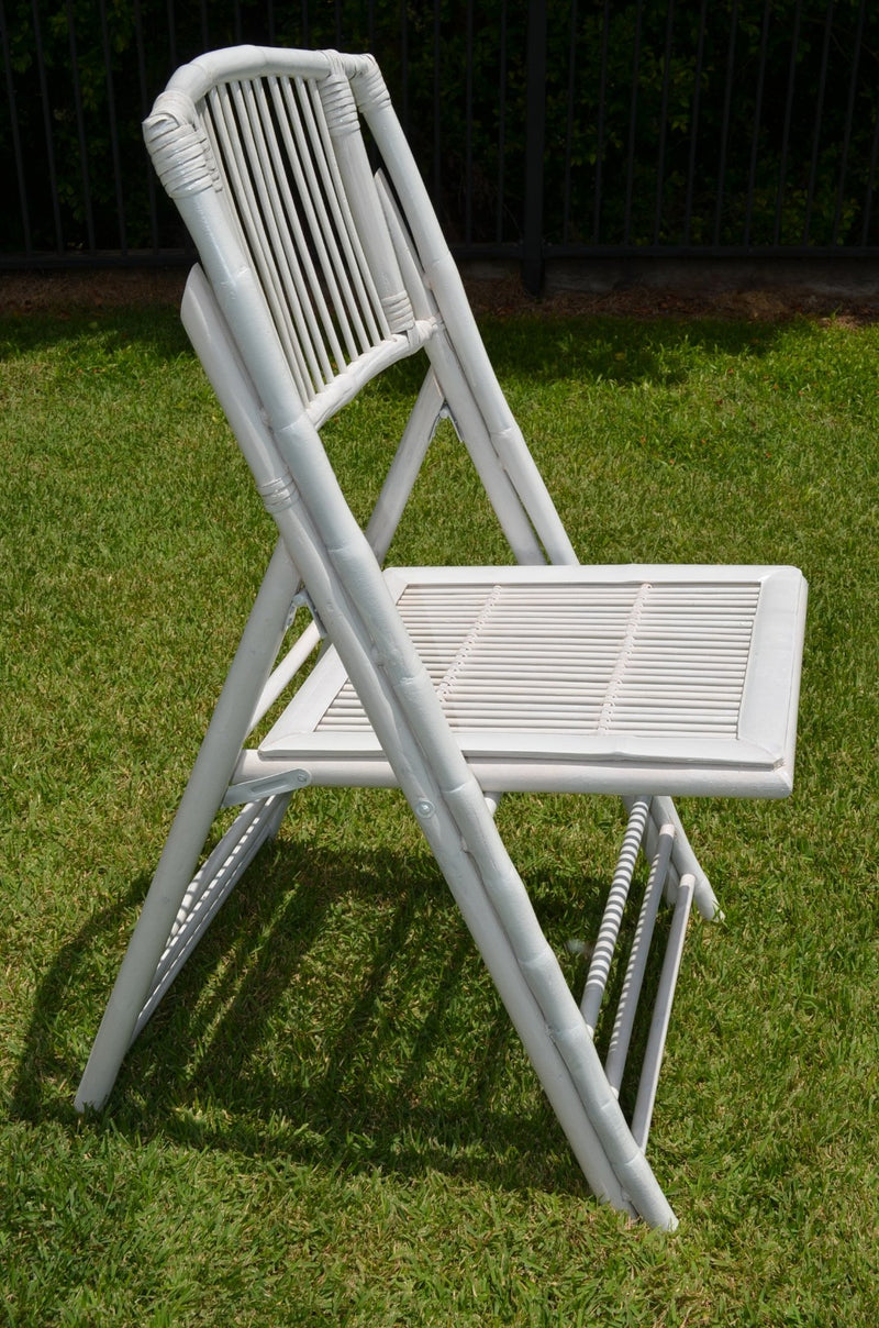 White Wedding Bamboo chair