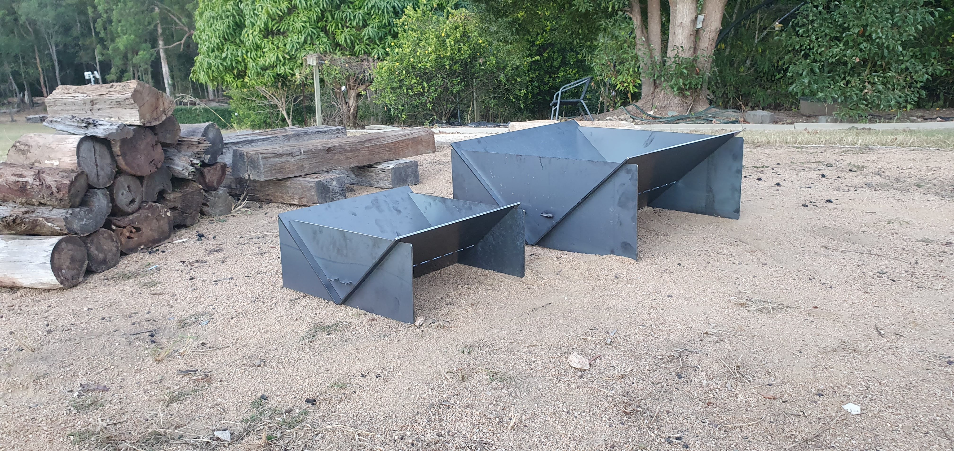 collapsible camping fire pits