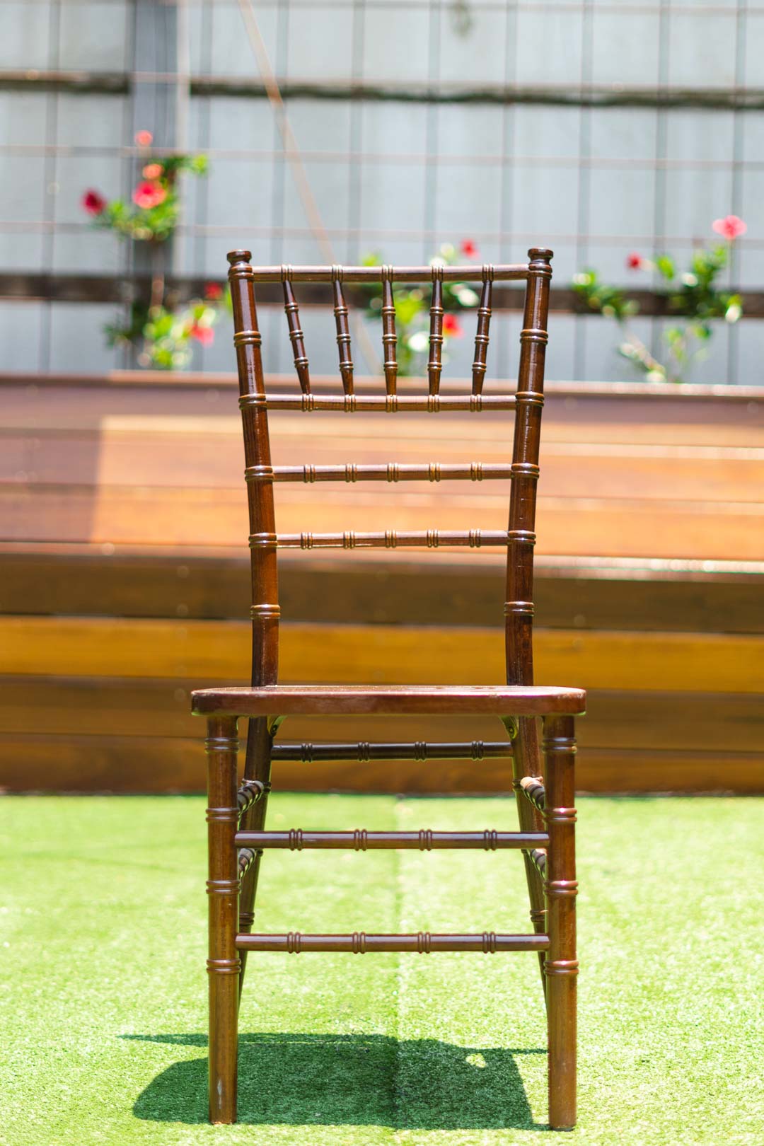 Walnut Wooden Tiffany Chair - $67