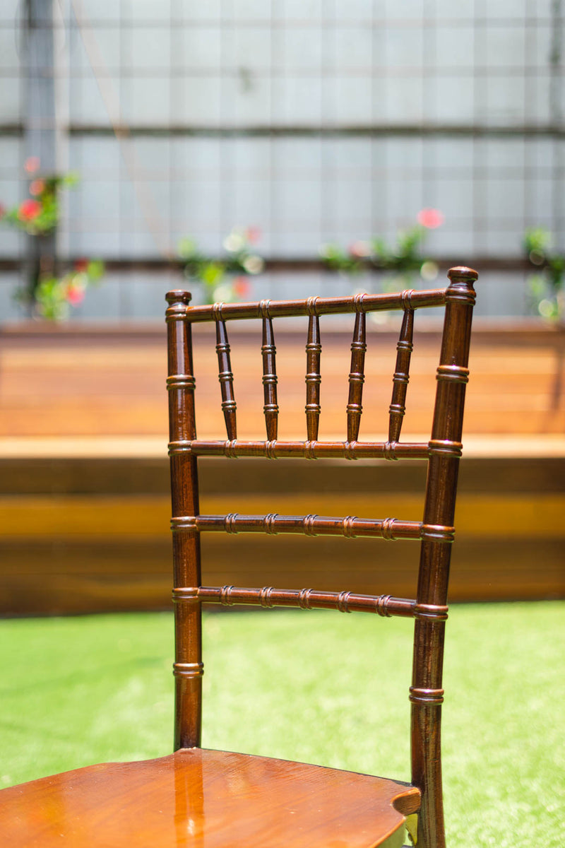 Walnut Wooden Tiffany Chair - $67