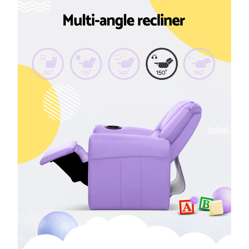 Kids Recliner - Purple