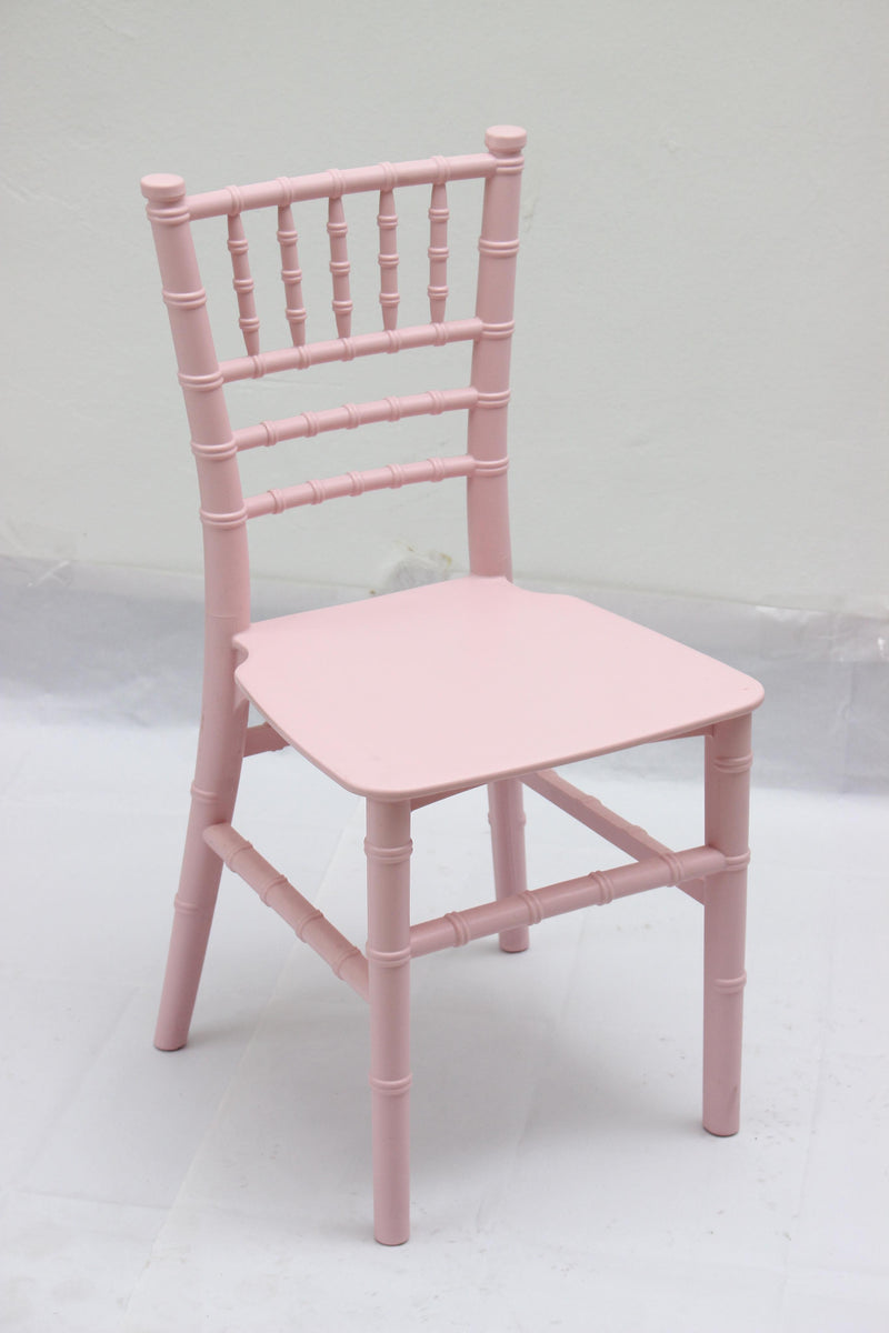 Kids Tiffany Chair Pink Resin | Kids Chiavari Chair -$30 each