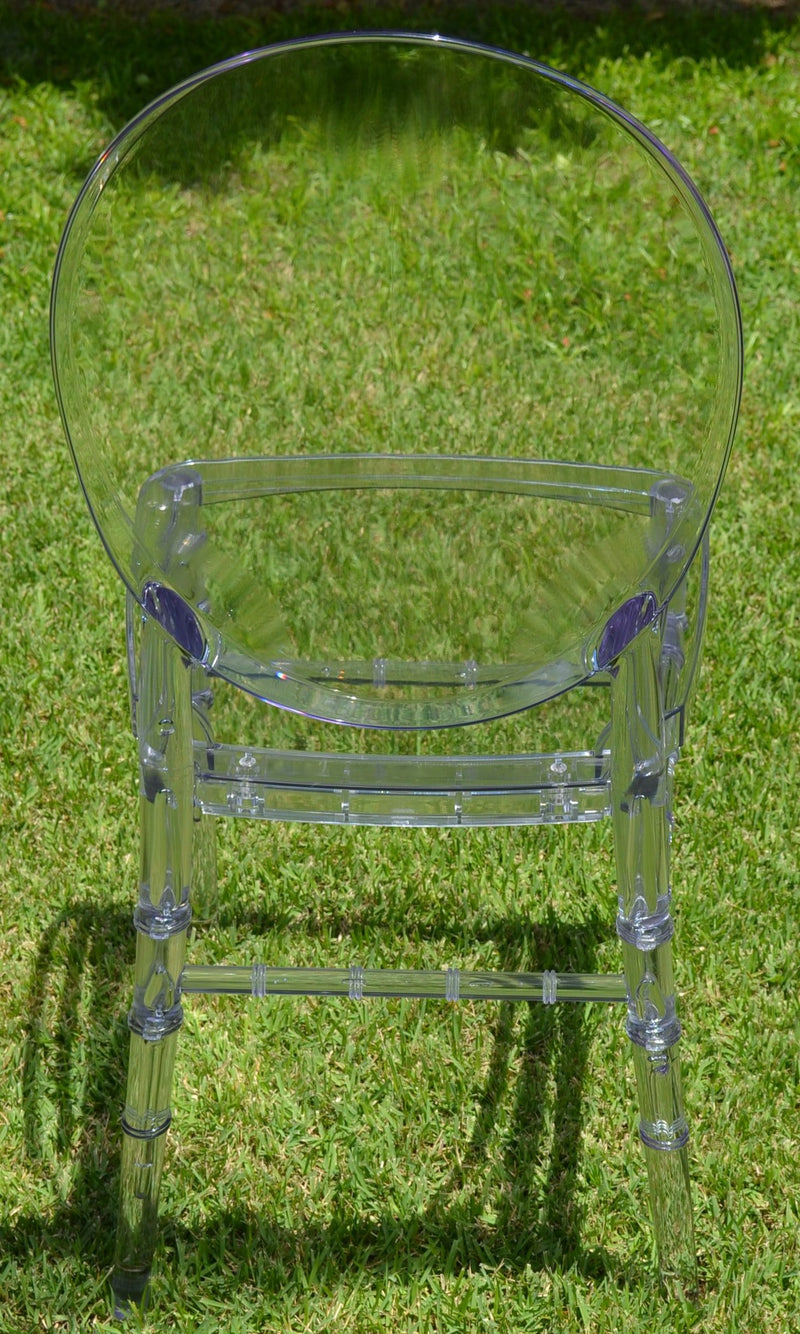 O back clear chair