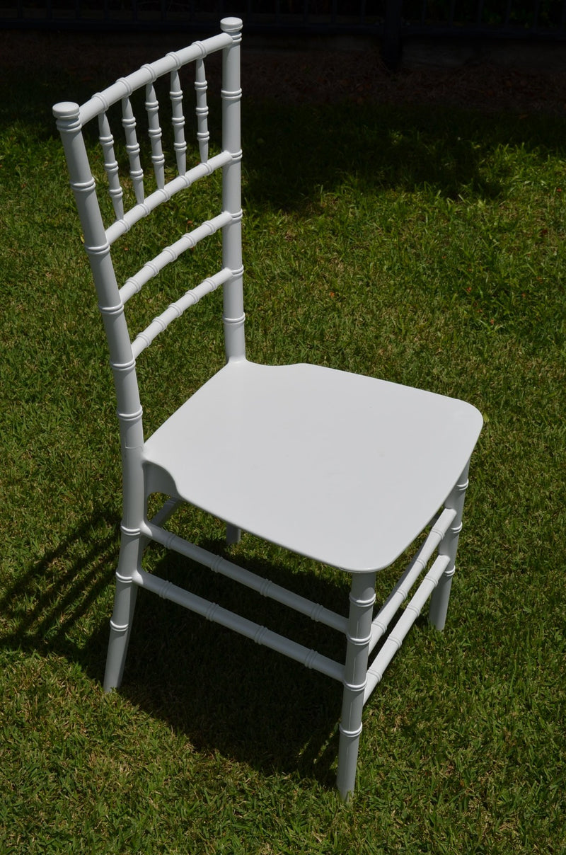 white tiffany chair