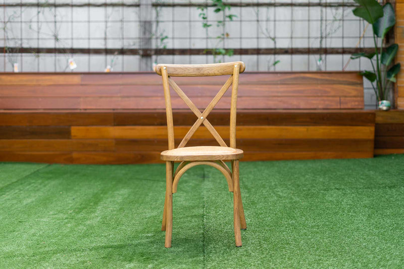 Oakwood Crossback Chair bentwood with rattan seat