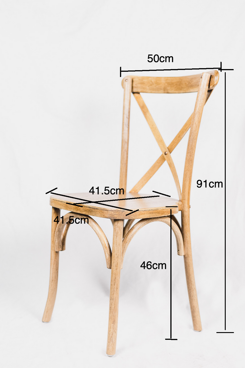 Cross back Chair bentwood