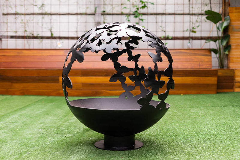 butterfly fire pit sphere