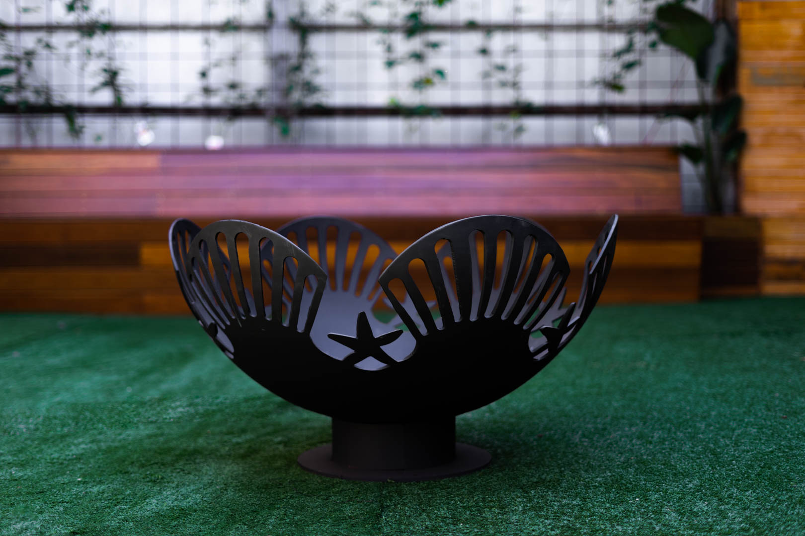 hamilton fire pit brazier - Starfish and shells