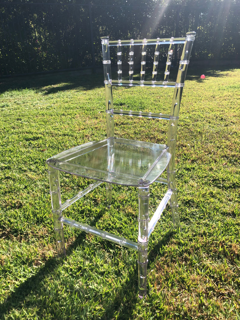 Kids Tiffany Chair Clear | Kids Chiavari - $37