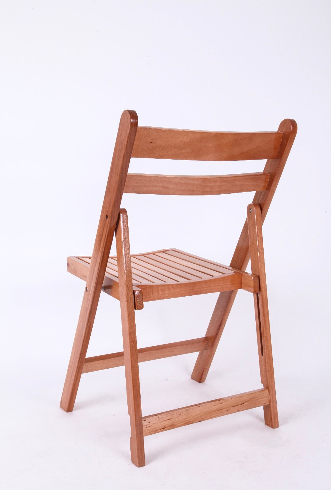 その他 American Vintage Wooden Folding Chair Slatted Americana Chairs - Natural Timber