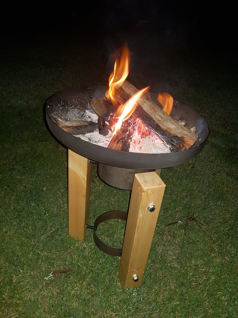 Wooden Frame Fire Pit / Planter