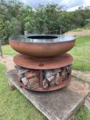 Big fire pit with Cooking Grill