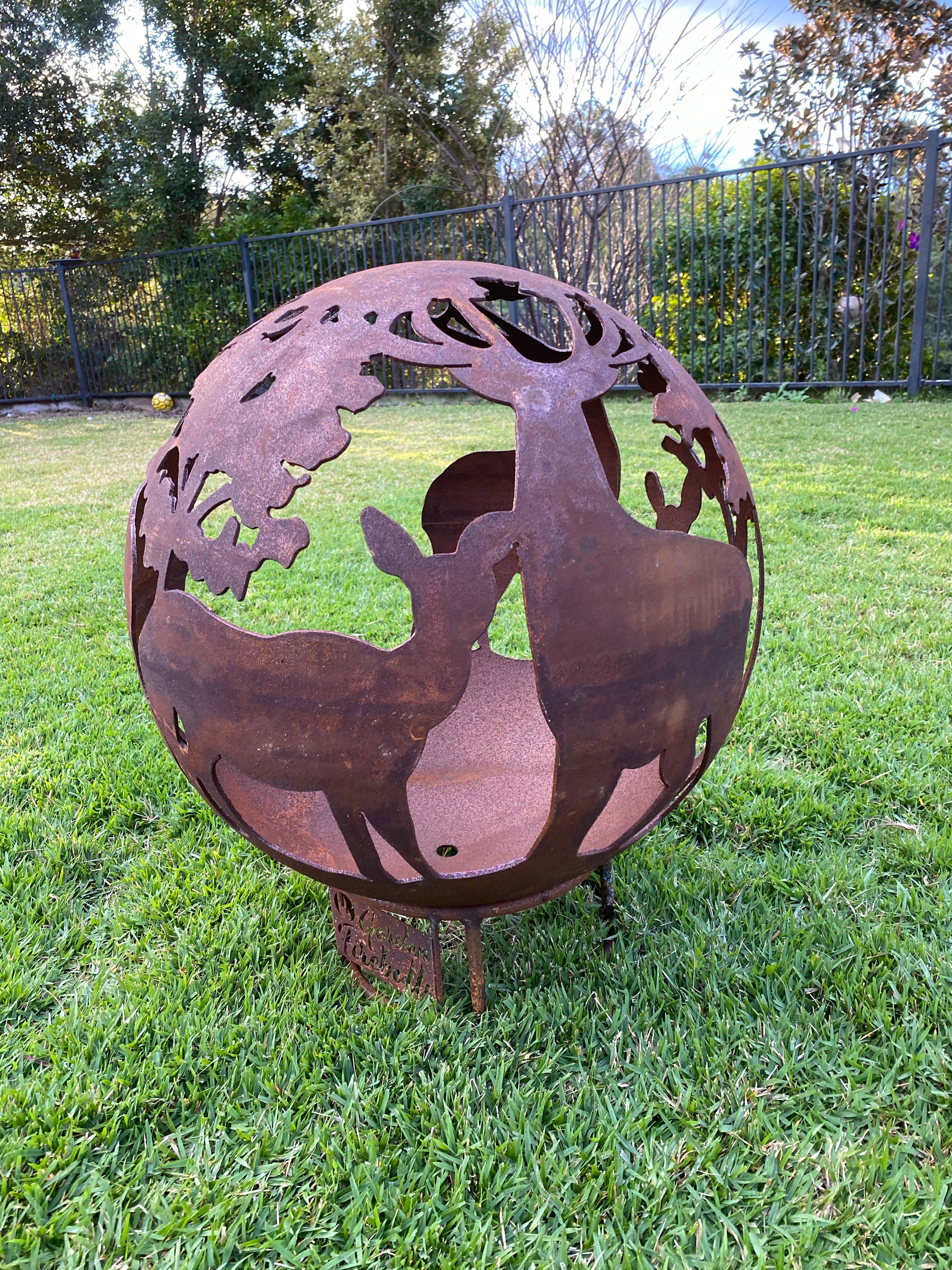 Fire Pit - Stag and Doe JNR steel fire pit