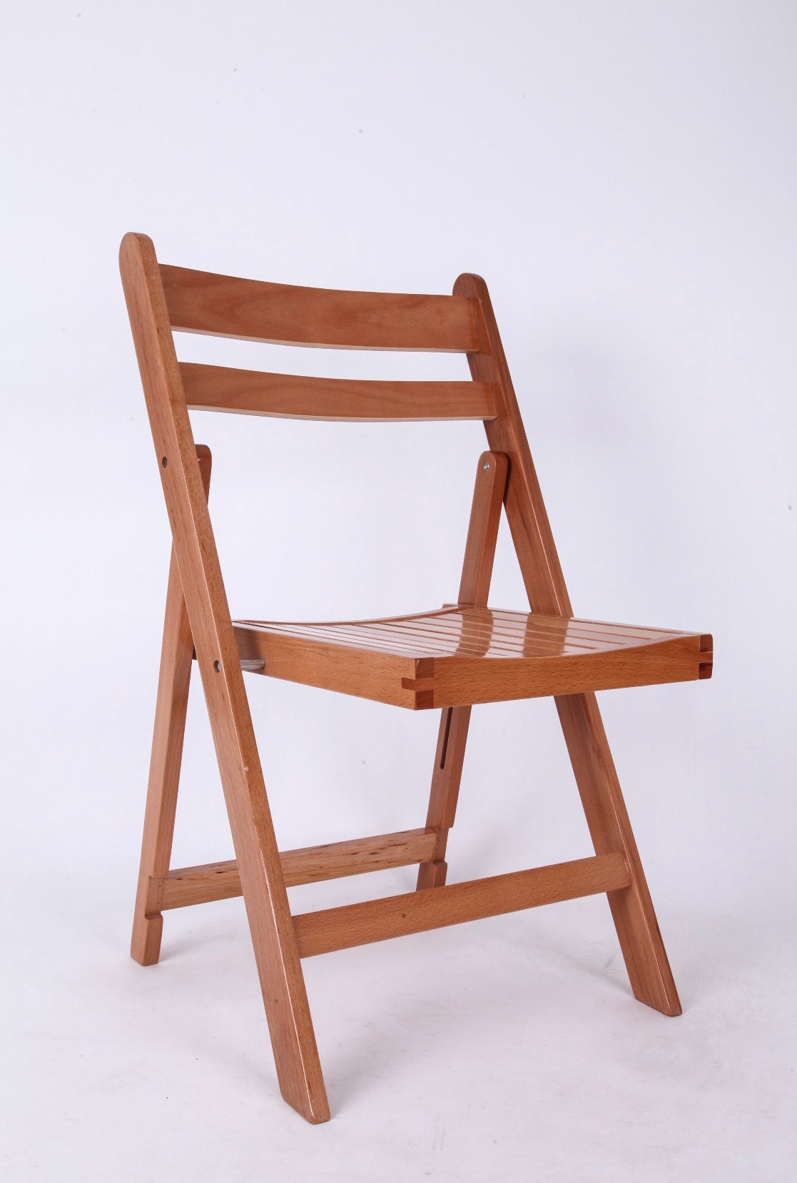 Slatted Americana Chairs - Natural Timber