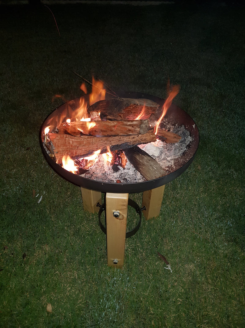 Wooden Frame Fire Pit / Planter