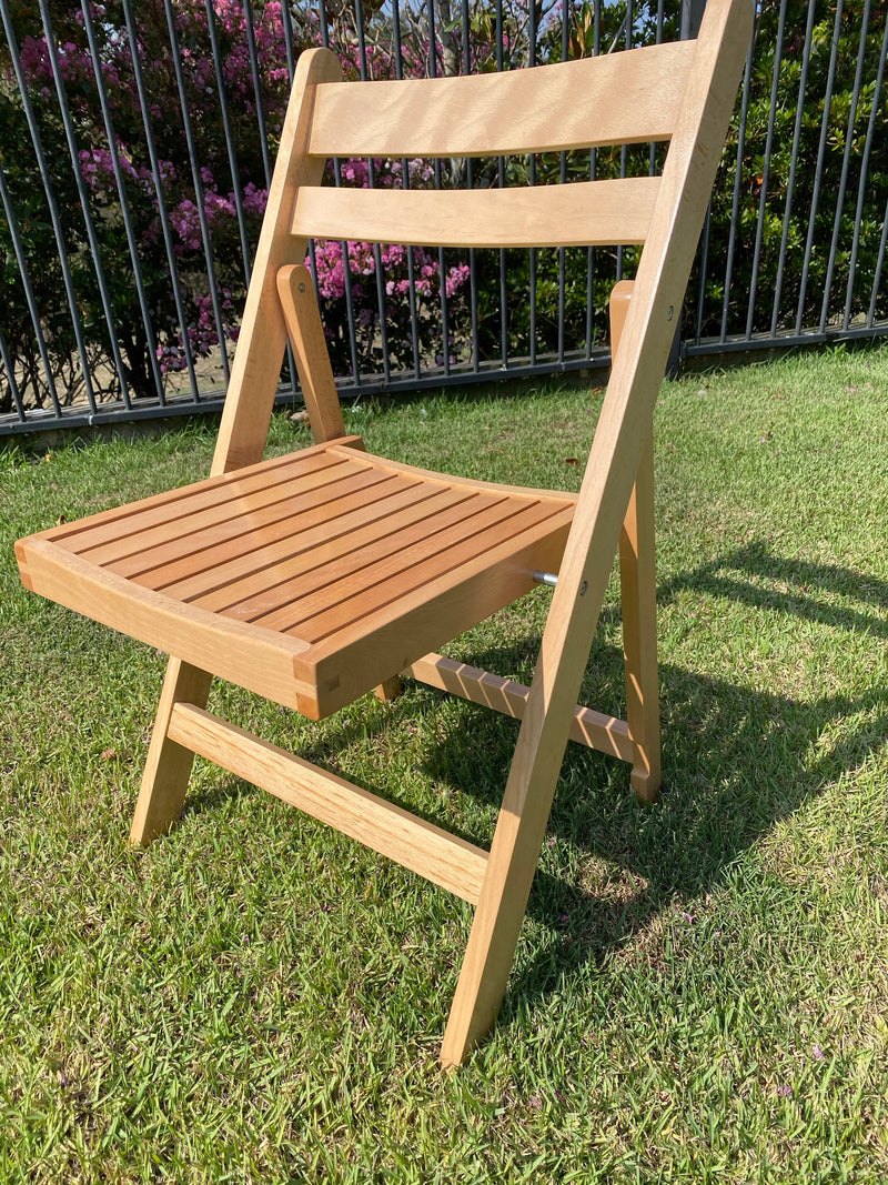 BULK 52+ Slatted Americana Chairs - Natural Timber