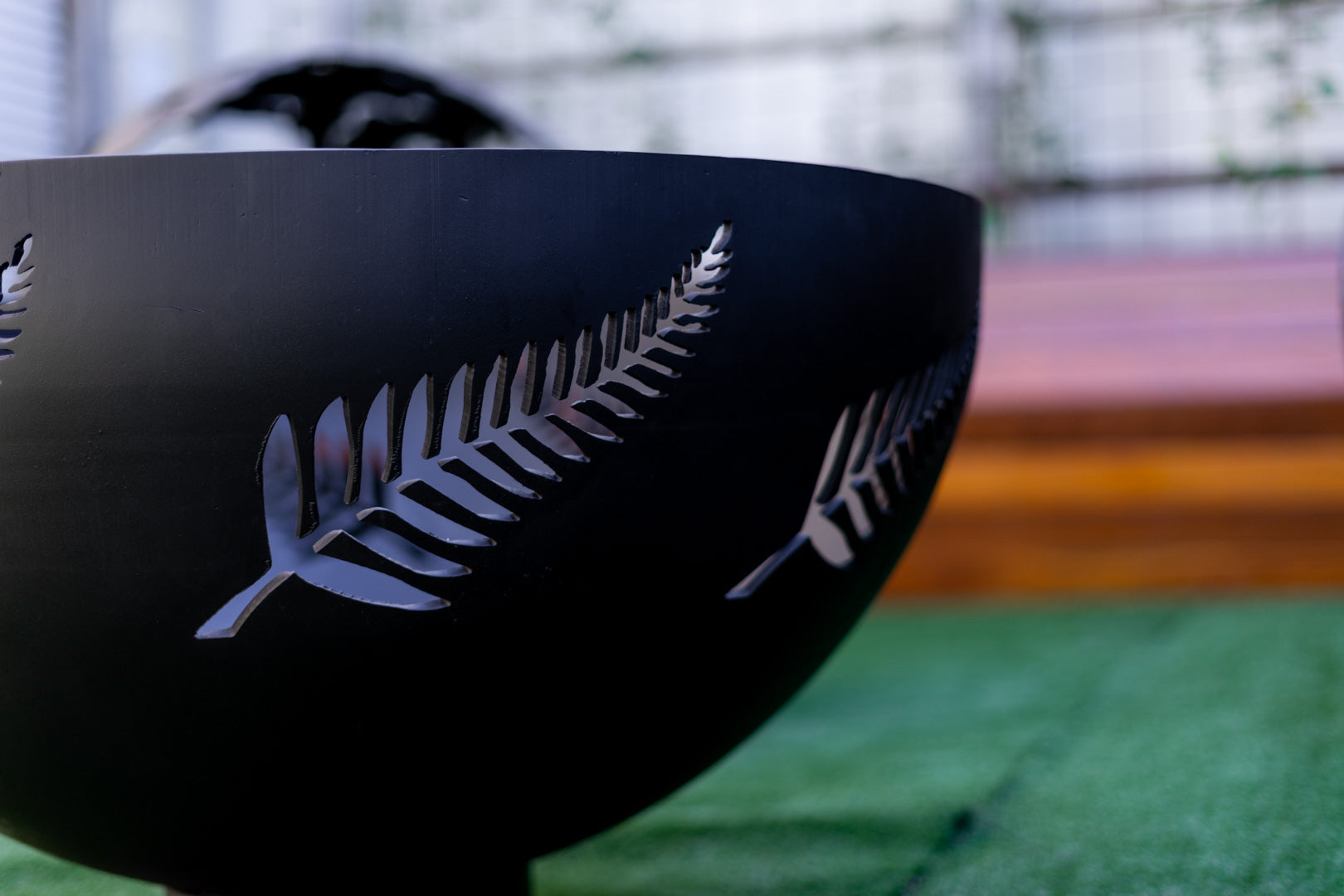 New Zealand Silver Fern Firepit