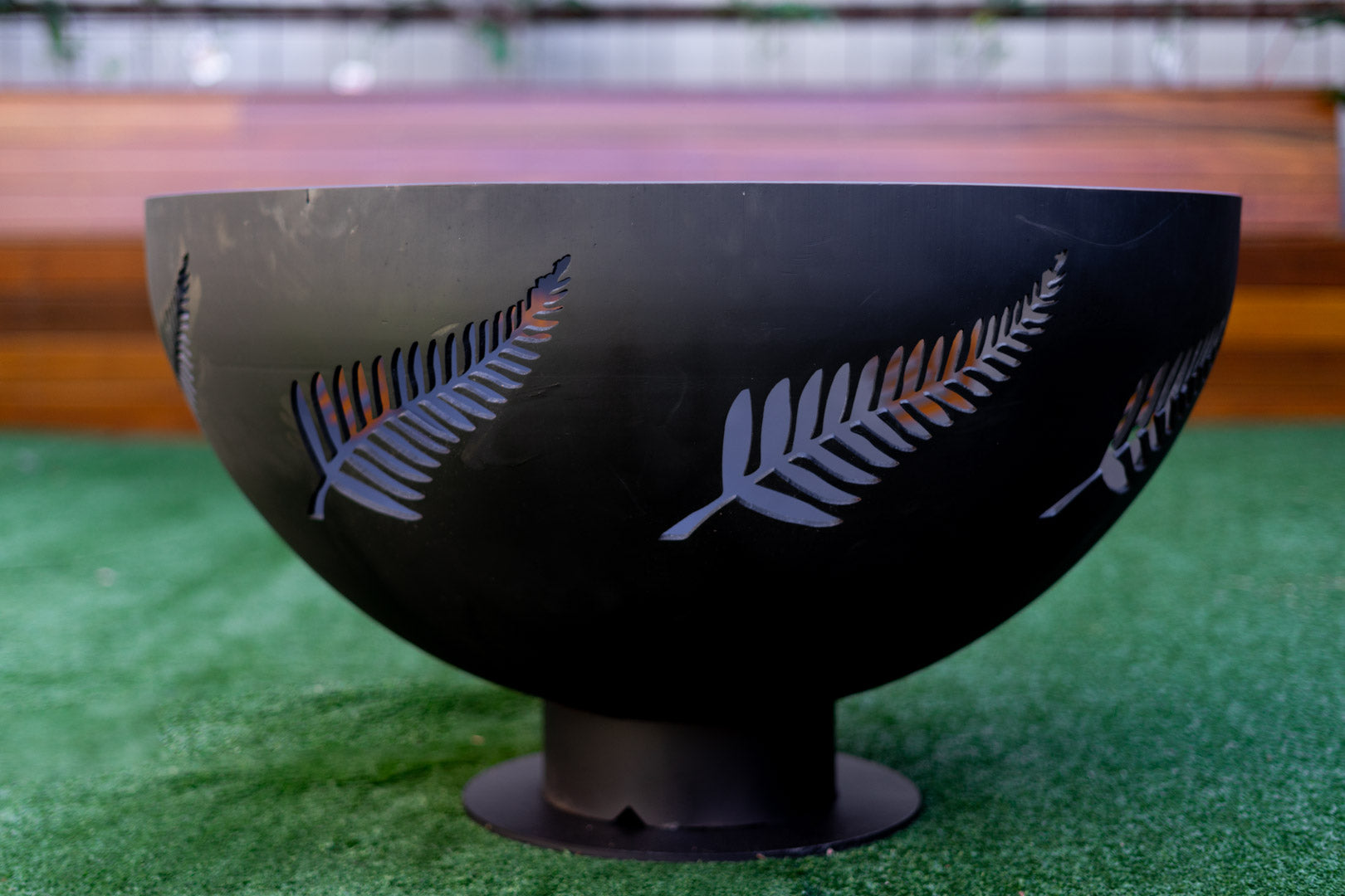New Zealand Silver Fern Firepit