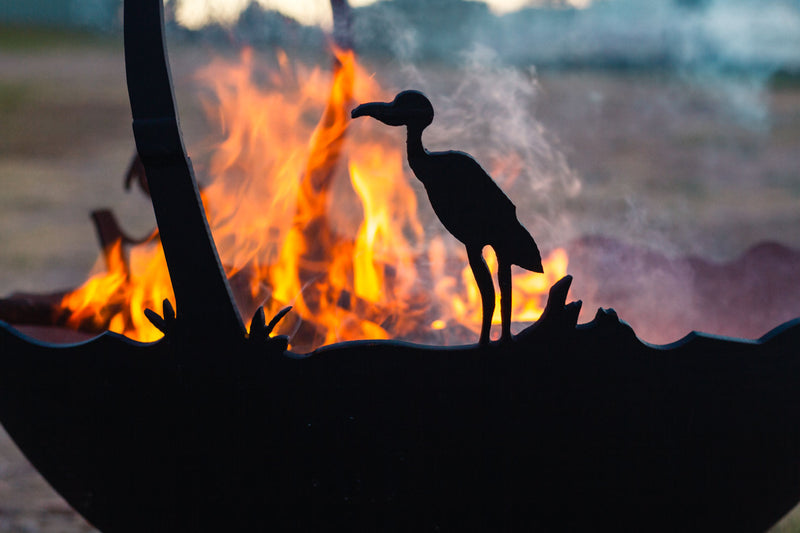 flamingo fire pit